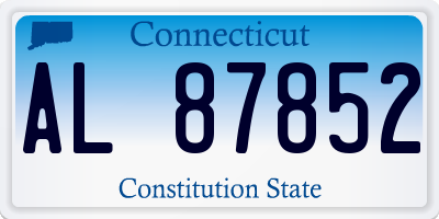 CT license plate AL87852