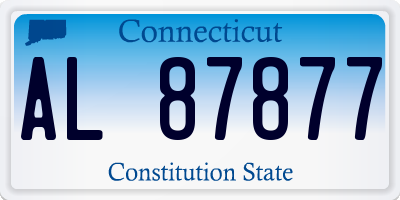 CT license plate AL87877