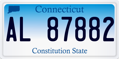 CT license plate AL87882
