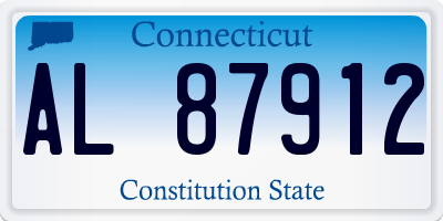 CT license plate AL87912