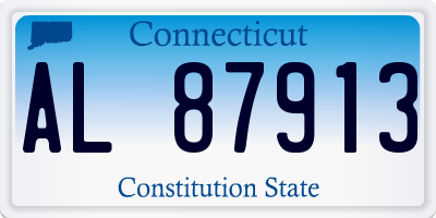 CT license plate AL87913