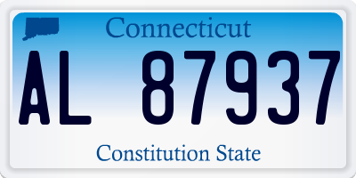 CT license plate AL87937