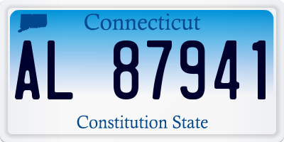 CT license plate AL87941