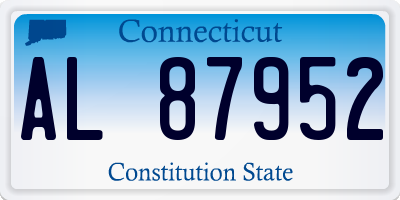 CT license plate AL87952