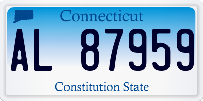CT license plate AL87959