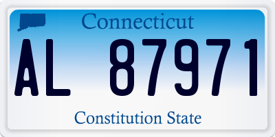CT license plate AL87971