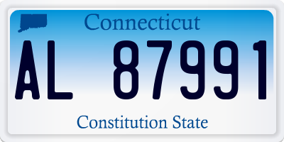 CT license plate AL87991