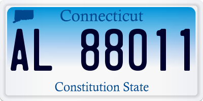 CT license plate AL88011