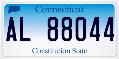 CT license plate AL88044