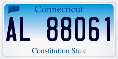 CT license plate AL88061