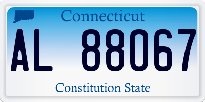 CT license plate AL88067