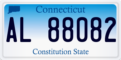 CT license plate AL88082
