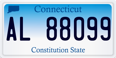 CT license plate AL88099