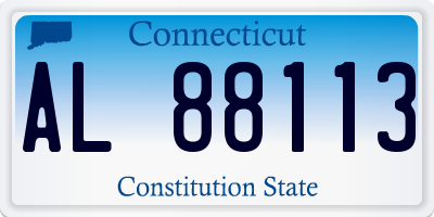 CT license plate AL88113