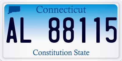 CT license plate AL88115