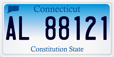 CT license plate AL88121