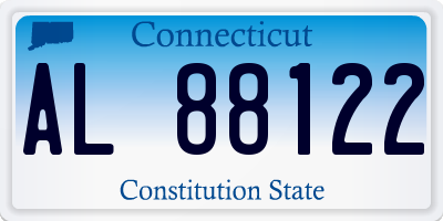 CT license plate AL88122