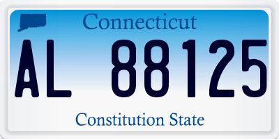 CT license plate AL88125