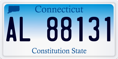 CT license plate AL88131