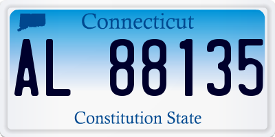 CT license plate AL88135
