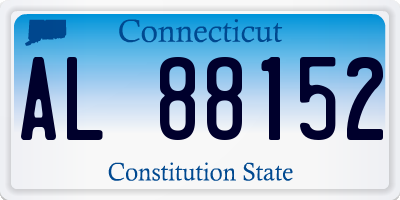 CT license plate AL88152