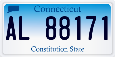 CT license plate AL88171