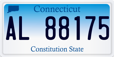 CT license plate AL88175
