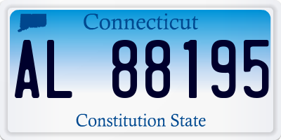 CT license plate AL88195