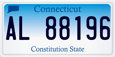 CT license plate AL88196