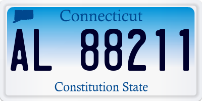 CT license plate AL88211
