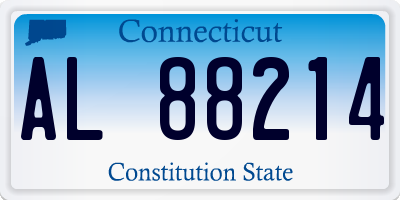 CT license plate AL88214