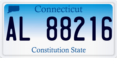 CT license plate AL88216