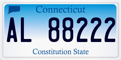 CT license plate AL88222