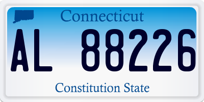 CT license plate AL88226