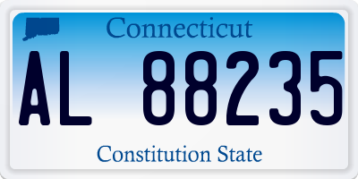 CT license plate AL88235