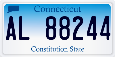 CT license plate AL88244