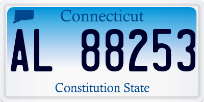 CT license plate AL88253