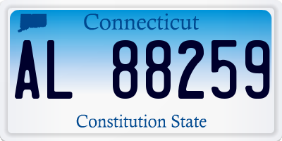 CT license plate AL88259