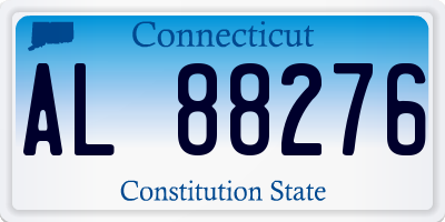 CT license plate AL88276