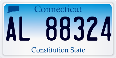 CT license plate AL88324