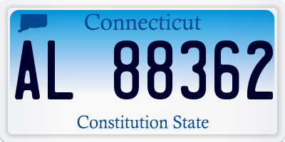 CT license plate AL88362