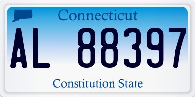CT license plate AL88397
