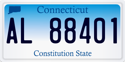 CT license plate AL88401