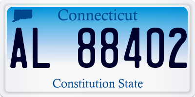 CT license plate AL88402