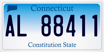 CT license plate AL88411