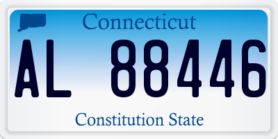 CT license plate AL88446