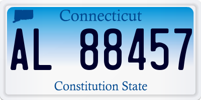 CT license plate AL88457