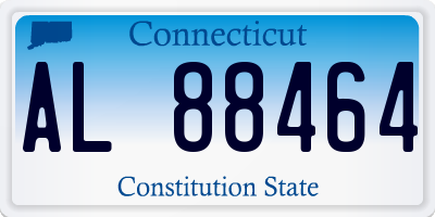 CT license plate AL88464