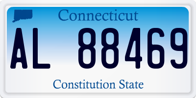 CT license plate AL88469