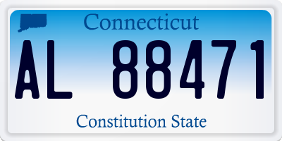 CT license plate AL88471
